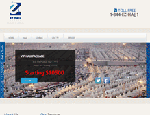 Tablet Screenshot of ezhajjgroups.com